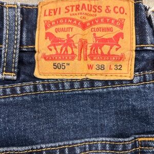 Levi's Blue Straight Jeans Classic Style
